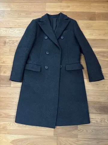 SCYE BASICS 사이 베이직 체스터 코트 다크 그레이 38