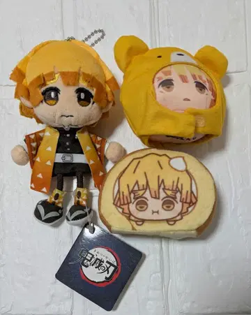 귀멸의 칼날 묶음 판매 봉제 인형 아가츠마 젠이츠