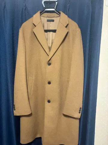 UNIQLO 울 캐시미어 체스터 코트 XL 카멜