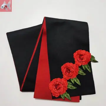 빨간 장미 반폭 오비 3