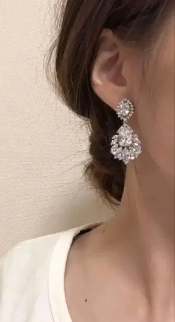 브라이덜 헤어 액세서리 귀찌 결혼식