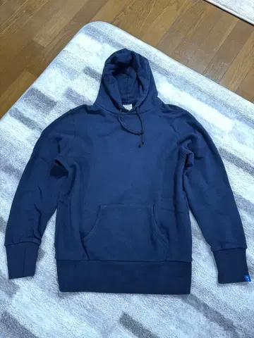 LOOPWHEELER 네이비 후드티 LNW 로고 사이즈 M