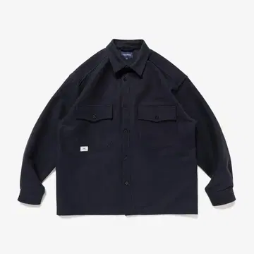 25AW DESCENDANT CPO MELTON LS SHIRT XL