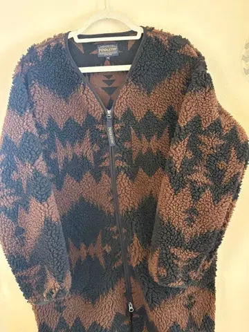 B :MING PENDLETON 콜라보 플리스 자켓