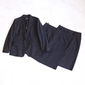 [컨디션 최상 빅 사이즈] 23구 셋업 수트 4L 네이비 스커트