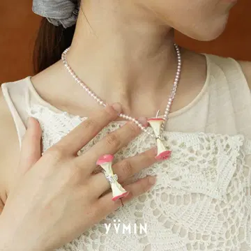 YVMIN 사과 펄 목걸이