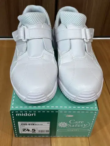 미도리 안전 midori CSS-01N 24.5cm 화이트 간호사 신발