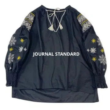 JOURNAL STANDARD 자수 블라우스 면 100 봄/여름 루즈핏