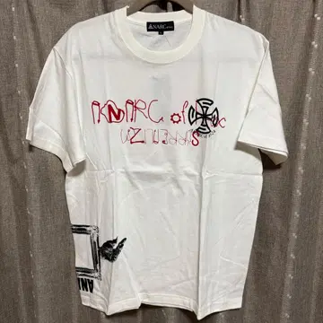 y110912 ANARC of hex T셔츠 화이트 프린트 반팔 L