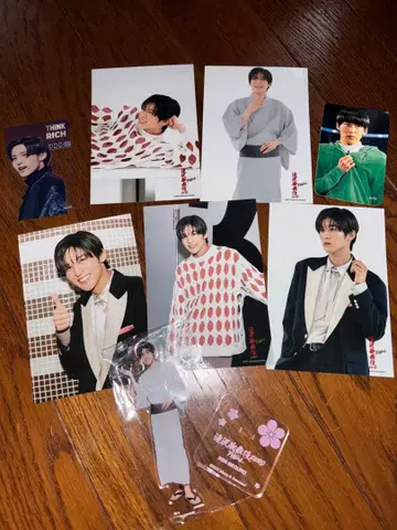 메구로 렌 타키자와 가부키 사진 세트 아크릴 스탠드