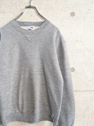 러셀 그레이 무지 맨투맨 S V 가제트 USA제