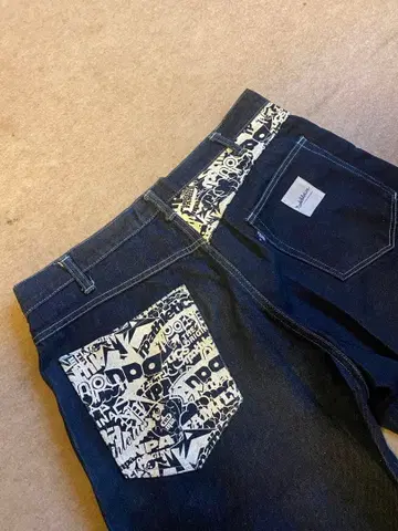 npathletics 다크 블루 데님 팬츠