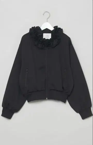 크링클 크링클 크링클 프릴 칼라 트랙 자켓