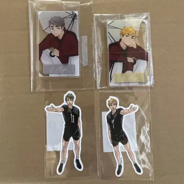 하이큐 이나리자키 미야 아츠무 미야 오사무 다이컷 스티커 아크릴 카드