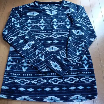 기하학 패턴 네이비 트레이닝복 L 사이즈