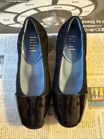 fitfit 블랙 하이힐 펌프스