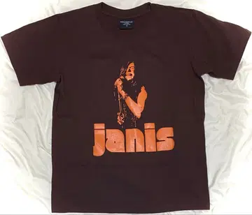 재니스 조플린 T셔츠 다크 브라운 S