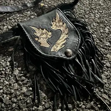 00s archive leaher wing waste bag vkei