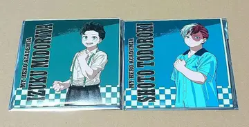 히로아카 레코드풍 코스터 세트