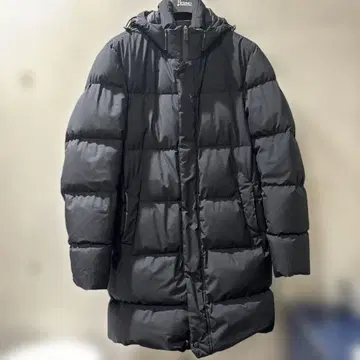[Herno] 후드 다운 코트 블랙 사이즈 48
