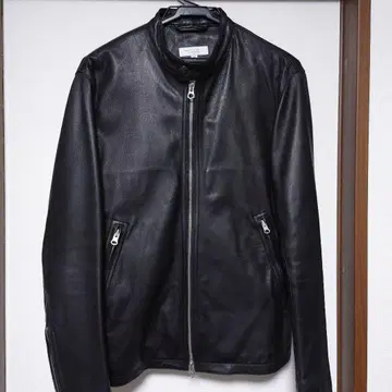 BEAUTY&YOUTH 블랙 가죽 자켓 M