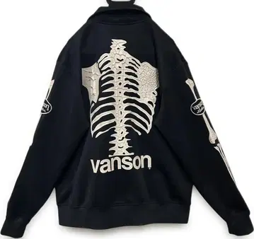 VANSON BONE 입체 프린트 트랙 자켓 뼈 저지 XL