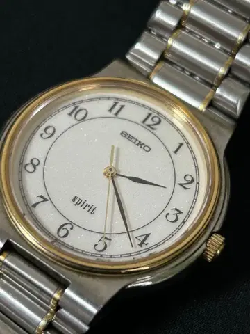 세이코 스피릿 쿼츠 오리지널 벨트 작동 중