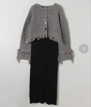 지나시스 원피스 세트 니트 원피스