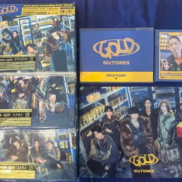 SixTONES GOLD 초회판 3형태 세트 특전 포함 Blu-ray