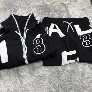 1piuluguale3 우노피우노우과레토레 셋업 블랙 상의 m 하의 s