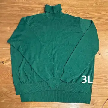 dgy 그린 터틀넥 스웨터