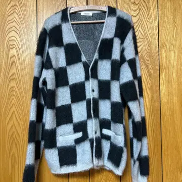 RADIALL 체크 무늬 가디건