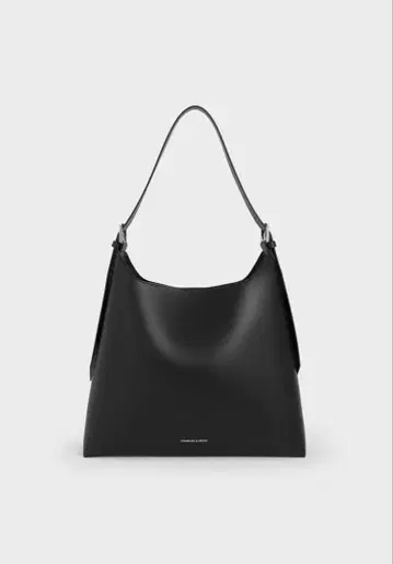 더블 버클 트라페즈 호보백 - 느와르