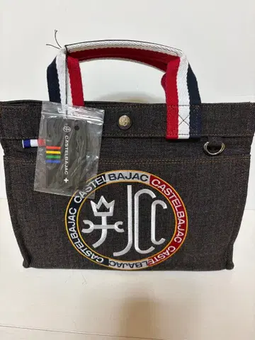 [ 새상품 ] 까스텔바작 토트백 크로 데님