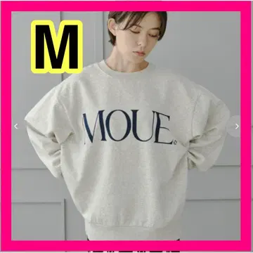 시마무라 megumi 맨투맨 M 그레이 속기모 풀오버 플로키