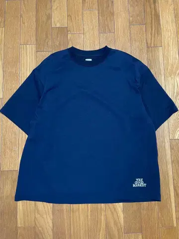 YES GOOD MARKET 네이비 셔츠