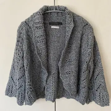 그레이 레이스 짜임 가디건, 볼레로 스타일