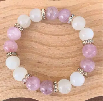 쿤차이트 문스톤 파워스톤 팔찌 영원의 사랑 15.5