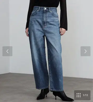 SOMETHING. 하이웨스트 데님 팬츠 HANA