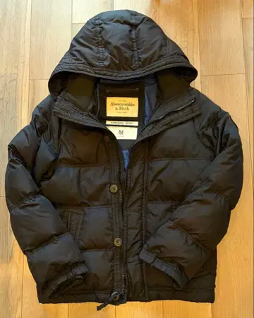 Abercrombie & Fitch 네이비 다운 자켓 M 사이즈