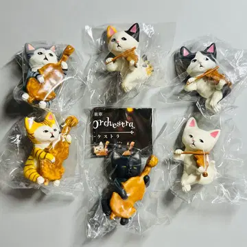 전 6종 컴프 세트 고양이 오케스트라 가챠가챠
