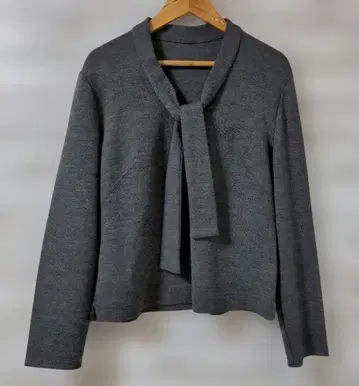 이타리야 GK COLLECTION 니트 보타이 큐빅 그레이