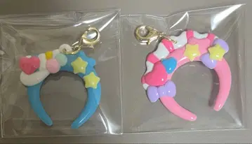 산리오 한정판 아이스 머리띠 참 키키라라 리틀트윈스타