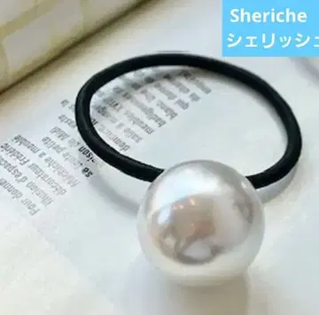 새상품급 sheriche 셰리쉬 빅 펄 헤어 타이