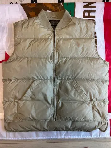 Eddie Bauer 베이지 다운 베스트