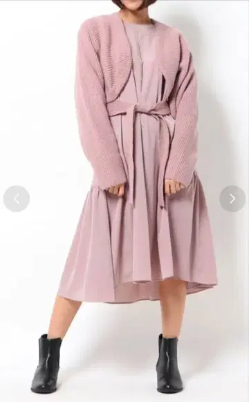 SNIDEL 니트 볼레로 세트 원피스