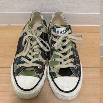 Converse 카모플라쥬 로우컷 스니커즈 메이드 인 재팬