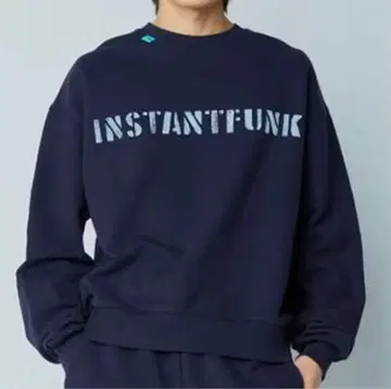 인스턴트펑크 맨투맨 INSTANTFUNK 네이비 2 M