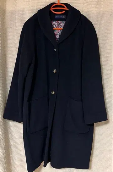 여성용 샤워 파티 리버티 코트 네이비 컬러