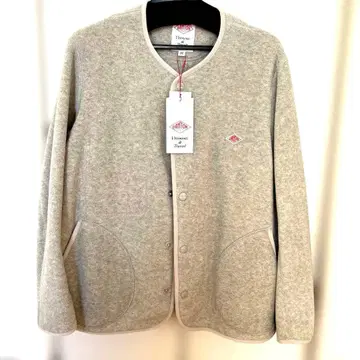 단톤 플리스 노카라 자켓 새상품